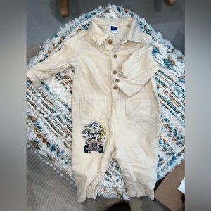 6-12mo Disney Mickey safari jumpsuit